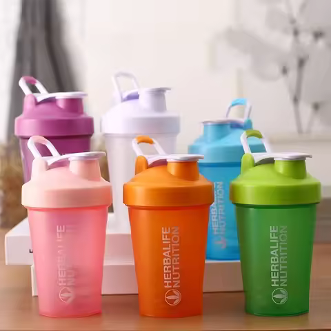 400ml Portable Protein Powder Shaker Bottle Leak Proof Water Bottle for Gym Fitness Training Sport S