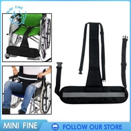 [ Wheelchair Fixing Belt Adjustable for Elderly Patients Prevent Sliding Black
