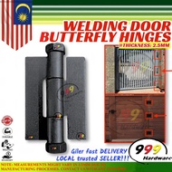 999 Welding Door Hinges 2.5mm (Removable Bolt) / Mild Steel Butterfly Hinge / Grill Gate Engsel Pint