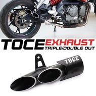 Universal Motorcycle Exhaust Muffler Pipe Canister Pipe TOCE Modified Exhaust Muffler Pipe