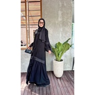 HITAM Rahda Black Abaya Saudi Dubai Abaya Contemporary Abaya