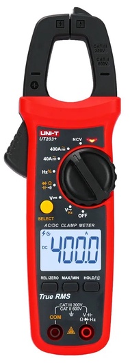 UNI-T UT203+ / UT204+ / UT202A+ /UT202+ 400-600A digital clamp meter Automatic range true high precision RMS multimeter