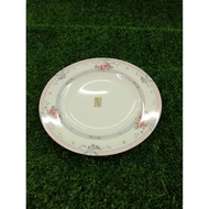 Shallow Melamine Plate Mixed Patterns Size 8 Inches