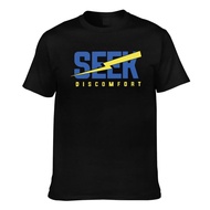 Seek Discomfort Season 7 Blue Yes Theory Yes Theory Seek Youtube Season Men's Cotton T-Shirts