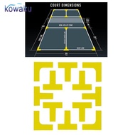[Ababixa] Pickleball Court Marker Tennis Court Portable Lines Marking Set Equipment