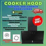 [LIVINOX] *READY STOCK* LCH-NITE-90BL COOKER HOOD | SLANTED HOOD