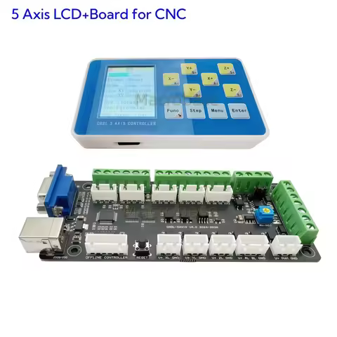 GRBL 5axis controller 32bit ARM cnc shield control card offline monitor for CNC laser engraving mill