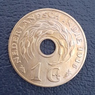Uang kuno koin 1 Cent Nederlandsch Indie tahun 1936