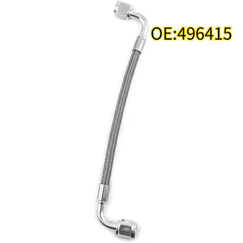 For 496415 Braided Vacuum Pump Oil Supply Hose DD-59L-VPOL Compatible with 98.5-02 Ram 2500/3500 5.9