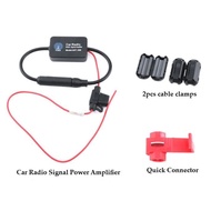2V Car FM&AM Radio Antenna Signal Amplifier Booster ANT-208 Enhancer Device /Android Player Radio FM