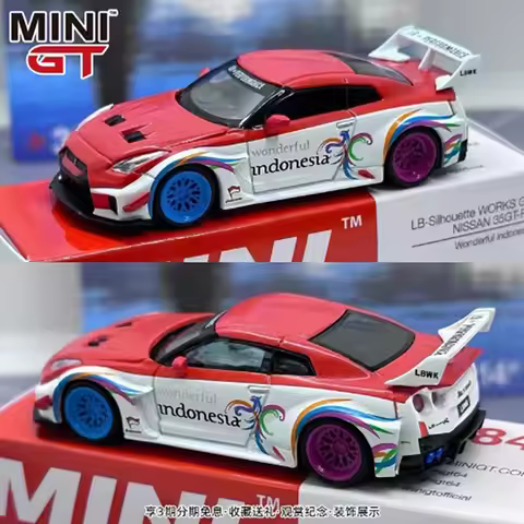 TSM MINI GT 1:64 Scale LB R35 Ver.1 Alloy Car Model Classic Collection Decoration Static Display Boy