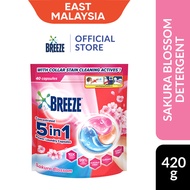[East Malaysia] Breeze 5 In 1 Capsules Pouch Sakura Blossom (420g)