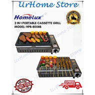 HOMELUX High Quality Portable Gas Stove / Portable BBQ Stove / Portable Grill Stove (HPB-6006B) (HPB