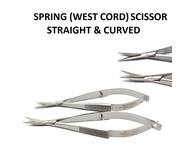 SPRING (WEST CORD) SCISSOR STR $ CVD