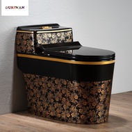 Luxury Sitting Toilet Mangkuk Tandas Creative Ceramic Toilet Bathroom Tandas Duduk Mewah Mangkuk Tan