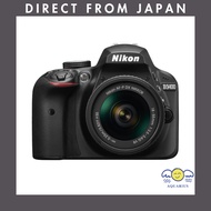 【Used】Nikon Digital DSLR Camera D3400 AF-P 18-55 VR Lens Kit Black D3400LKBK Fully Tested in Japan, 