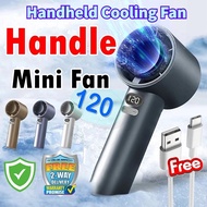 Refrigeration Mini Fan Silent Strong Wind Kipas Mini Rechargeable Handheld Fan Led Display Water Mis