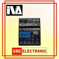 IVA MIX4USB 4 CHANNEL AUDIO MIXER CONSOLE