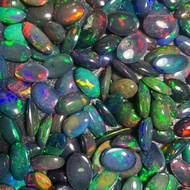 Original Kalimaya black opal affrika stone 100%natural dimensions 13-18mm (code 003) losstune/ Kalim