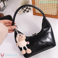 ANEMONE Alpaca Plush Keychain Kids Gift Handmade Animal Keyring Bag Decoration Schoolbag Decoration 
