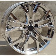 Chrome 16 Inch 16x7.0 5x100 Car Alloy Wheel Rims Fit For Volkswagen Polo Golf