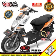 Decal Kymco Free Ex Full Body Stiker Kymco Free Ex Full Body Kymco Free Ex Hayabusa
