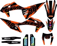 สติ๊กเกอร์ตกแต่งรถจักรยานยนต์ Kuis K16 Constantine Z300KTM Wave Surplus Horse เปลือกภายนอก อะไหล่และ