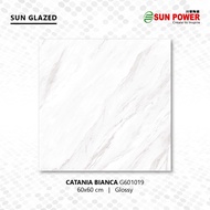 Keramik Lantai Body Putih Glossy - Catania Bianca 60x60 | Sun Power