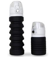 可折疊矽膠防漏水瓶 (橙色)  qqsckp Foldable Silicone Anti Leakage Water Bottle (Orange Color) 折疊桶 飲水袋 戶外水袋 便攜水袋 
