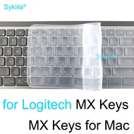 Keyboard Cover for MX KEYS Plus for Mac for Logitech for Logi Wireless Protective Protector Skin Clear Silicone Case Accessories
