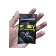 3 Way Triple Rolling Swivel
