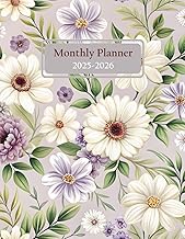 Monthly Planner 2025-2026: 2-Year Calendar Organizer (January 2025 to December 2026) With Monthly Pl