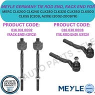 MEYLE GENUINE RACK END, TIE ROD END FOR MERC CLK200 CLK240 CLK280 CLK320 CLK350 CLK500 CLK55 [C209, 