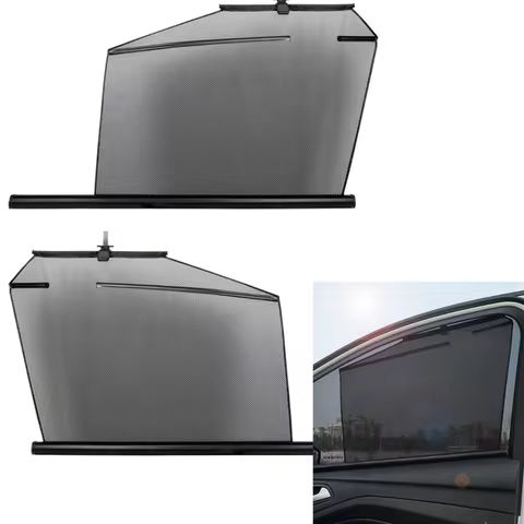 Car Side Window Sunshade Curtain Auto Car Window Curtain Sunshade Retractable Side Window Shield UV