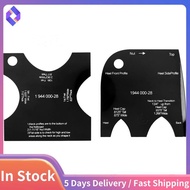 2Pcs Guitar Making Template Acrylic Neck Shaping Templates Set Repair Reference Tool for  Guitar 000