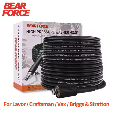 10m * 160 bar High Pressure Water Cleaning Hose for Lavor Bauker VAX Craftsman Briggs & Stratton Ole