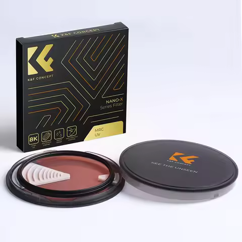 K&F Concept Nano-X MC UV Filter Ultrathin 8K Ultra HD 28-Layer Water And Dust Proof Coatings 55mm 67