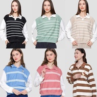 PREMIUM SWEATER NVD WOMEN'S SWEATER PLAIN SWEATER KOREAN LOOK SWEATER CROP OVERSIZE SWEATER MOTIF SW