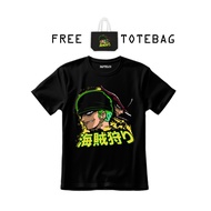 RAFTELCO - MIHAWK WITH ZORO T-SHIRT - ONE PIECE T-SHIRT - ONE PIECE TSHIRT - ANIME T-SHIRT - ZORO T-