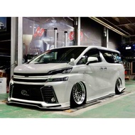 Toyota vellfire alphard agh30 2015 - 2018 kuhl racing front side door panel rear skirt lip diffuser 