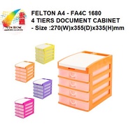 Felton Cabinet / Organizer 3 Tier FDR461/ A4 4 TIERS DOCUMENT CABINET FA4C 1680