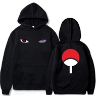 Japan Anime Naruto Uchiha Uzumaki Hatake Eyes Hoodies Hip Hop Cartoon Pullover Sweatshirt