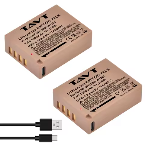 USB NP-W126 NP-W126S Battery For Fuji X100F X-PRO1 X-PRO2 X-A1/A2/A3/A10 X-E1 X-E2 X-E2S X-E3 X-M1 X