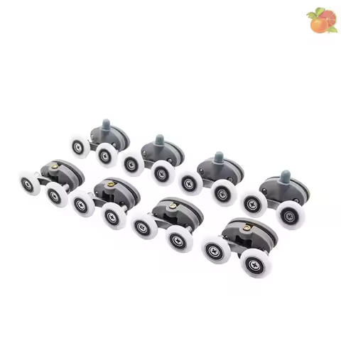 Cabins Pulley Shower Room Twin Shower Door Rollers/Runners Wheels Shower Room Pulley 23/25/27MM