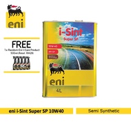 Eni i-Sint Super SP 10W-40 Semi Synthetic Gasoline Engine Oil (4L)