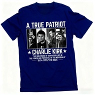 Charlie Kirk True Patriot T-shirt RIP CK Conservative Christian Tee A True Patriot Charlie Shirt in 
