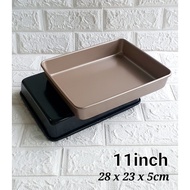 Premium Baking Tray Pan/ Cake Pan Bread Dry Cake - 11inch 28 x 23cm