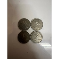 Syiling Lama 50 Sen Malaysia Tahun 1993 – Koleksi Rare & Asli