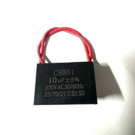 Fan Capacitor 450V AC 10uF Good Quality CBB61 Fan Start Capacitor