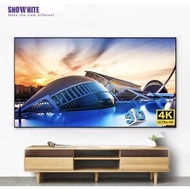 Snowhite Premium ALR 100” 4K Aluminium Frame Projector Screen for Long Throw Projector - 1 Year Warr